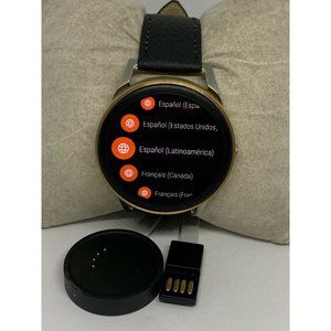 Fossil Gen 3 FTW7001 Brown Leather Digital Dial Genuine Smart Watch ZA414